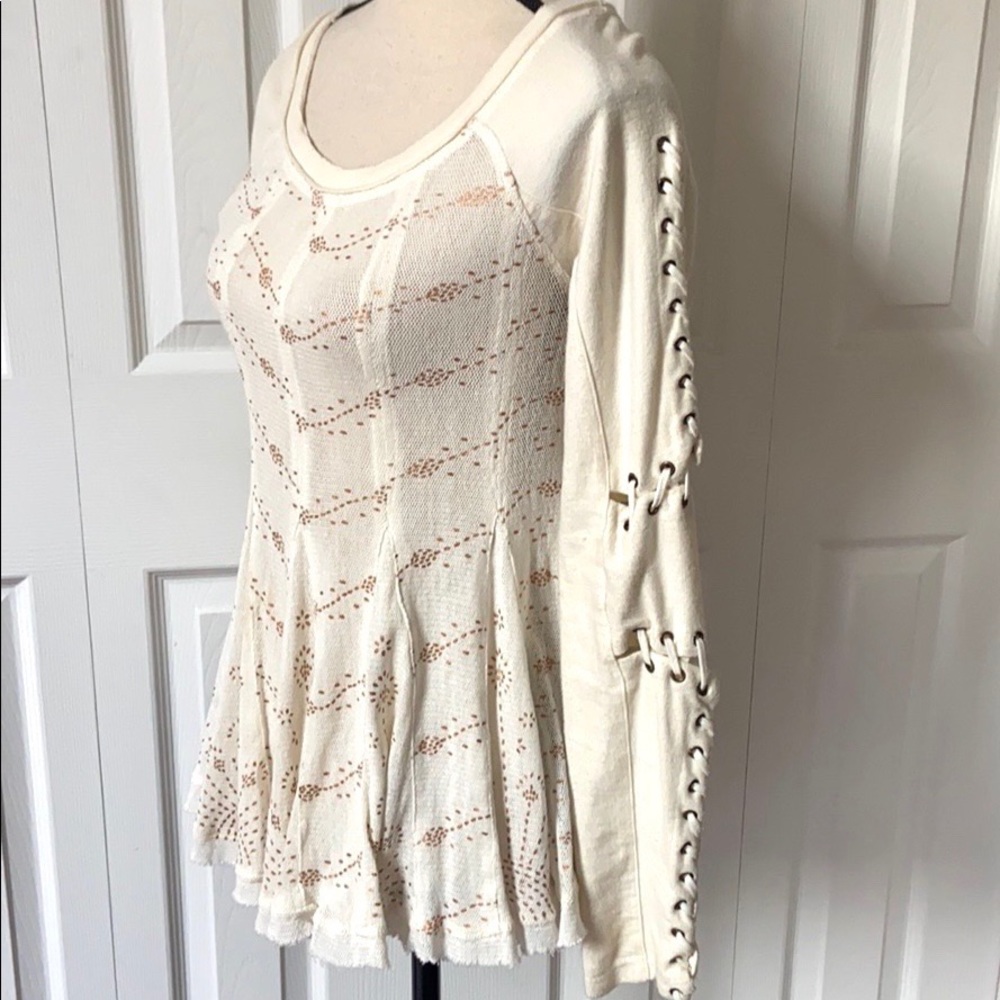 Free People New Romantics Heavy Metal Top - Picture 8 of 12